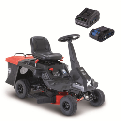 Scheppach MR 230-61 travní rider 61 cm s zadním a bočním výhozem a mechanickou převodovkou