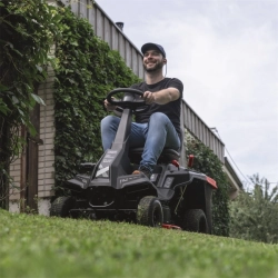 Scheppach MR 230-61 trávny rider 61 cm s zadným a bočným vyhadzovaním a mechanickou prevodovkou