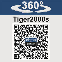 Scheppach Tiger 2000s brúsiaci systém