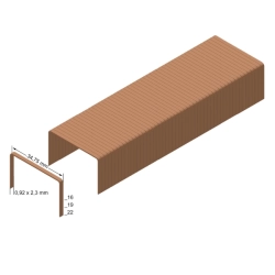 B16CLF Bronzové sponky PackFix 16mm