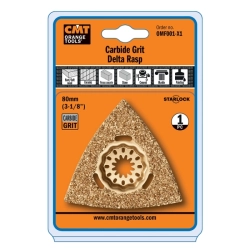 CMT Starlock Delta rašpľa s tvrdokovovými zrnami CARBIDE na tehlu a betón - 80 mm