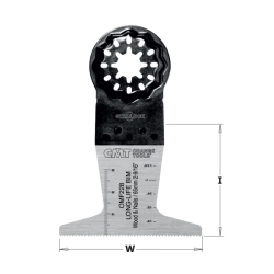 CMT Starlock Segmentový pílový list BIM s predĺženou životnosťou, na drevo a klince - 65 mm, set 5 ks