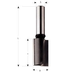 CMT C174 Drážkovacia fréza so zavrtávacím zubom - D15x20 L60 S=8 HW