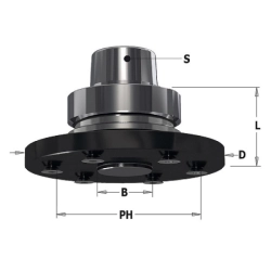 IGM Pílová upínacia hlava s HSK F63 - D110 d30 L40