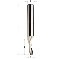 CMT C188 Špirálová fréza na ALU a PVC - D5 l40 L100 S=8mm HSS