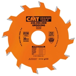 CMT Industrial Drážkovací kotúč - D150x3 d30 Z12 HW