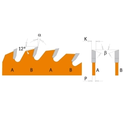CMT ITK Plus Ultra tenký kotúč pre priečne rezy - D136x1,5 d20(+10) Z36 HW