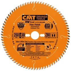 CMT ITK Plus Ultra tenký kotúč pre priečne finálne rezy - D300x2,6 d30 Z96 HW