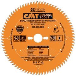 CMT Orange Chrome Pílový kotúč na profilové lišty - D300x3,0 d30 Z96 HW