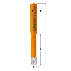 CMT C552 FASTX4 Diamantový vrták s chladiacim voskom - D14x40 L80