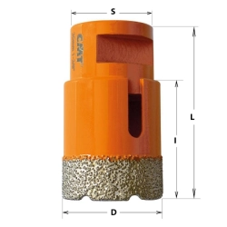CMT C552 FASTX4 Diamantový vrták M14 s chladiacim voskom - D35x40 L60