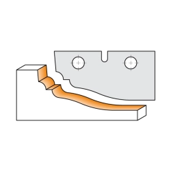 CMT Nôž pre C694012 - pár žiletiek C 50x25x2mm