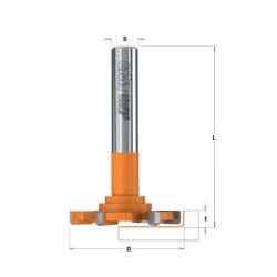 CMT C922.034 Stopková fréza na plochy HW - D52x6,5 L83,5 S=12,7 Z6
