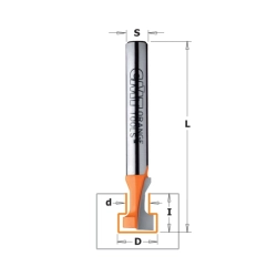 CMT C950 Fréza na cylindrické drážky HW - D9,5x11 d4,8 S=12 Z1