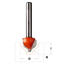 CMT C965 Profilová fréza čelná - R3,2 D25,4x9,5 d9,5 S=12