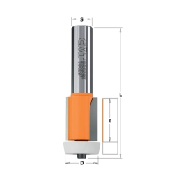 CMT C980.57 Orezávacia fréza s kónickým ložiskom na CORIAN - D22x25,4 A10° L78 S=12