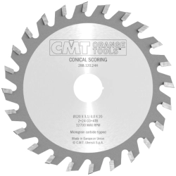 CMT XTreme Predrezový kotúč kónický - D120x3,1-4,0 d20 Z24 HW