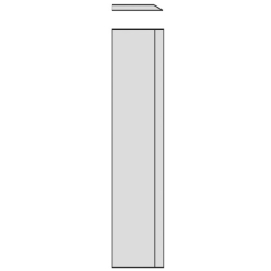 IGM Hobľovací nôž mäkké drevo - 450x35x3