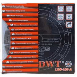 DWT LDS-180 A diamantový segmentový rezný kotúč ( 180 x 22,2 mm )