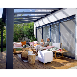 Palram Stockholm 3,4 x 5,2 antracit luxusná hliníková (montovaná) pergola