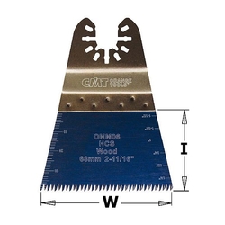 CMT Ponorný pílový list s japonským zubom HCS, na drevo - 68mm