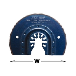 CMT Ponorný pílový kotúč BIM, na drevo, kov - 87mm