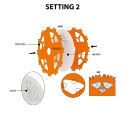 CMT Sada drážkovacích kotúčov DADO PRO - D203x6,2-20 d15,87 Z12 HW