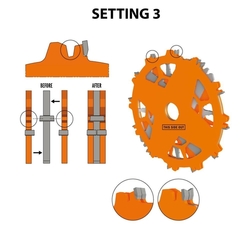 CMT Sada drážkovacích kotúčov DADO PRO D203x6,2-20 d30 Z12 HW