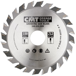 CMT Industrial Drážkovací kotúč - D150x2 d30 Z12 HM