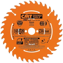 CMT ITK Ultra tenký kotúč pre AKU píly - D136x1,5 d20(+10) Z18 HM pozdĺžny rez
