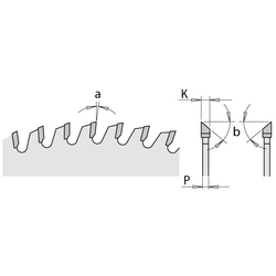 CMT CHROME C283 Pílový kotúč na lamino bez predrezu - D250x3,2 d30 Z80 HM