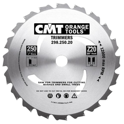 CMT Kotúč pre krovinorezy - D250x2,2 d25,4 Z20 HM