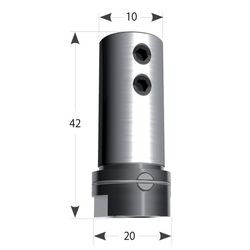 Rýchloupínacie puzdro 360 Weeke pre vrták S10, D20x42 P-L