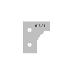 Profilový HM nôž A4 pre frézu C615