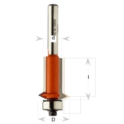 CMT C953 Orezávacia fréza s V reznou hranou - D12,7x19 L 25,4 S=12 HM