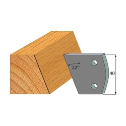 IGM Profil 001 - pár obmedzovačov 40x4mm SP