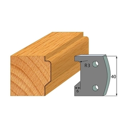 IGM Profil 032 - pár obmedzovačov 40x4mm SP