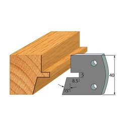 IGM Profil 085 - pár obmedzovačov 40x4mm SP