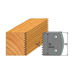 IGM Profil 117 - pár obmedzovačov 40x4mm SP