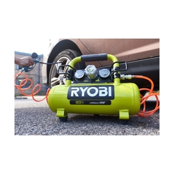 Ryobi R18AC-0 aku kompresor ONE+ (bez baterie a nabíječky)