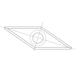 IGM RSS-CB Kosoštvorcová žiletka - 27x10x2,5 HW