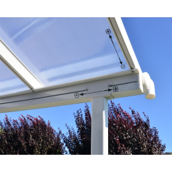 Palram - Canopia Sierra 3000 bielá 3 x 3 hliníková (montovaná) pergola