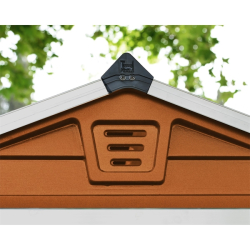 Palram - Canopia Skylight 4x6 hnedý záhradný domček