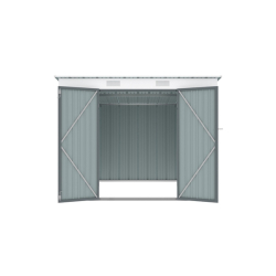 Riwall PRO RMSP 6x8 Anthracite zahradní domek kovový 2,4 x 1,8 m s pultovou střechou antracit