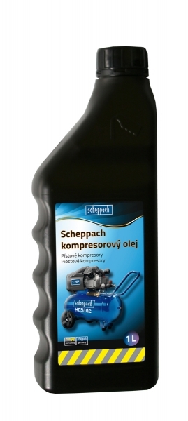 kompresorový olej Scheppach