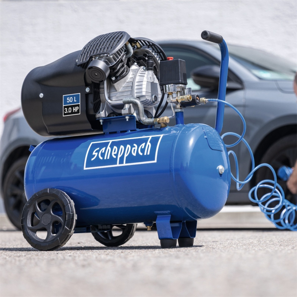 Scheppach HC 53 DC dvojpiestny olejový kompresor 50 l