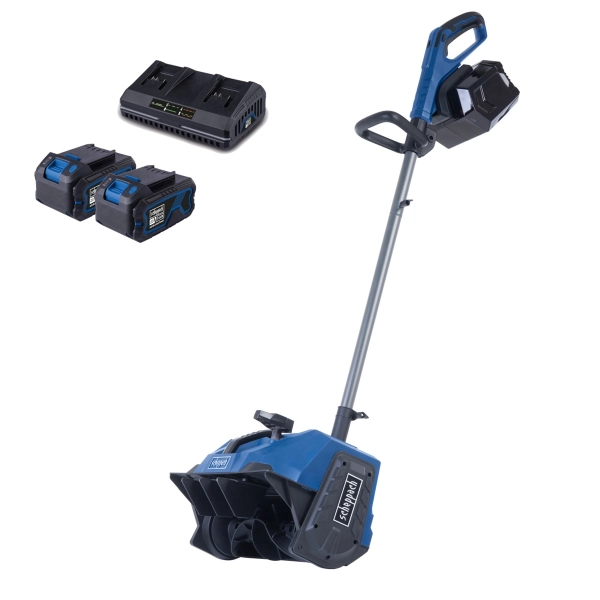 Scheppach BC-SNB410-X-SET XL2 2x20 V IXES aku snehová fréza + 4Ah batéria + duálna nabíjačka 4,5 A