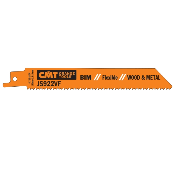 CMT Pílový list do chvostovej píly BIM Flexible Wood-Metal 922 VF - L150, I130, TPI10-14 (bal 5ks)