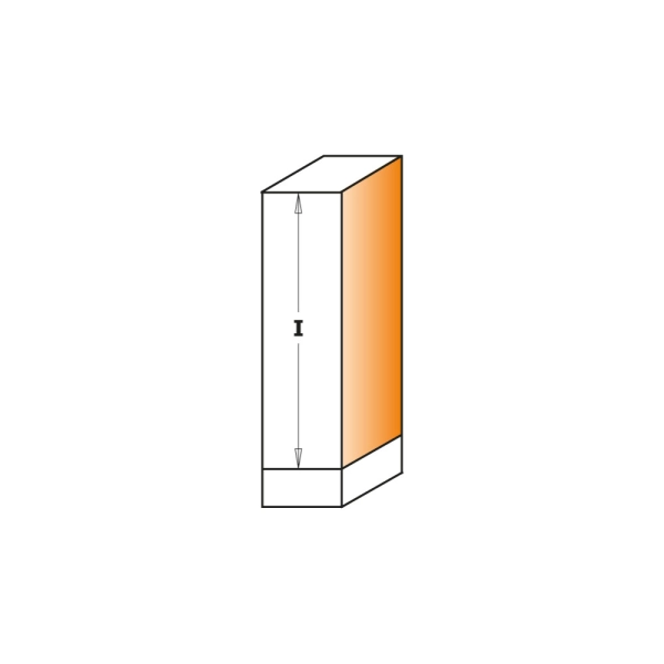 IGM Orezávacia špirálová fréza HWM - negatívna D12,7x50,8 L114 S=12
