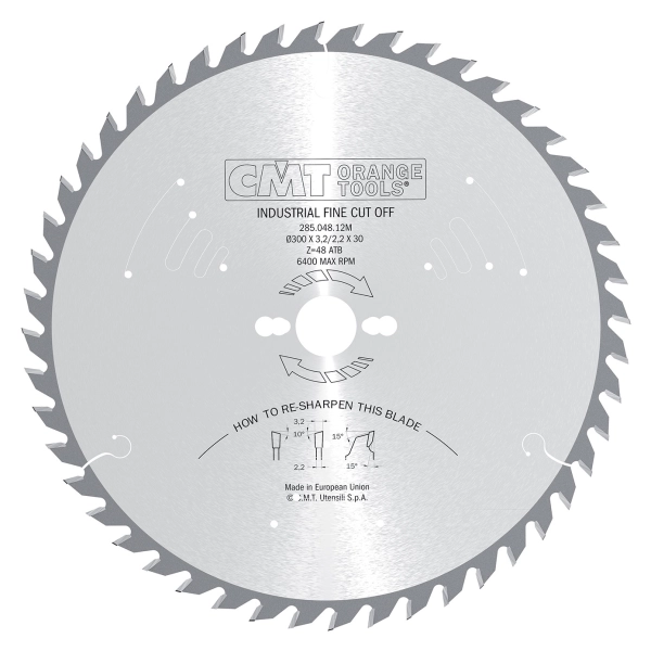 CMT Chrome Shield Pílový kotúč pre pozdĺžne a priečne rezy - D350x3,5 d30 Z54 HW Odhlučnený
